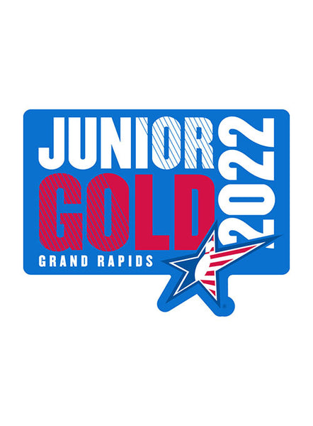 2022 Junior Gold Emblem in Blue 