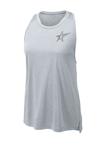 Junior Gold 2021 Performance Ladies Tank in Gray - Front View