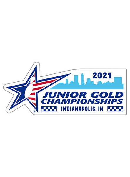 Junior Gold 2021 Indianapolis Magnet - Front View