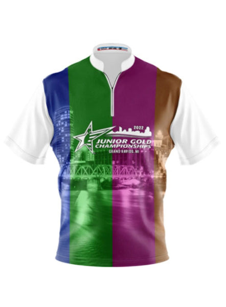 2022 Junior Gold Grand Rapids Youth Jersey - Front View