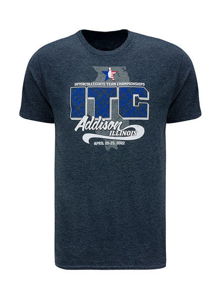 ITC 2022 Dark Heather Event T-Shirt - Front View