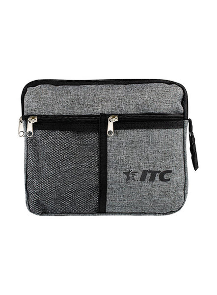 ITC Travel Bag in Charcoal Grey - Front View
