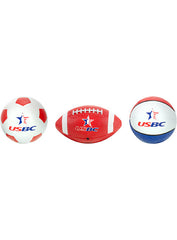 USBC Mini Ball Set in Red White and Blue - Front Views