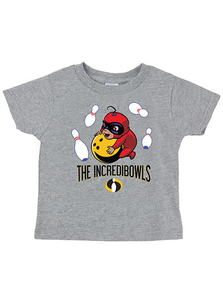 Toddler Incredibowls Grey T-Shirt - Front View