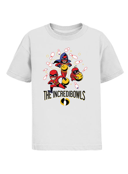 Youth White Incredibowls T-Shirt - Front View