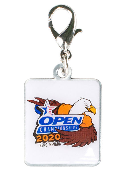 Open Championships Logo Shoe Charm - Front View
