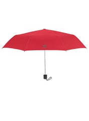 Pinstar Telescopic Folding Umbrella in Red - Front View